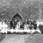 Group at the Church before setting off