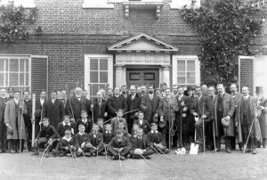 Outside Mrs Byless House, Hill house